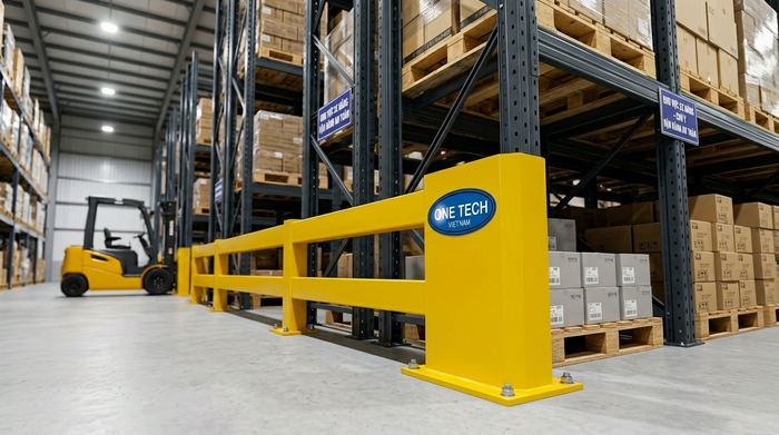 Bảo vệ đầu dãy cho hệ thống kệ drive in