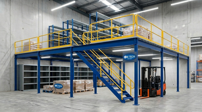 Hình ảnh kệ sàn mezzanine thực tế mẫu 2 Hình ảnh kệ sàn mezzanine thực tế mẫu 2