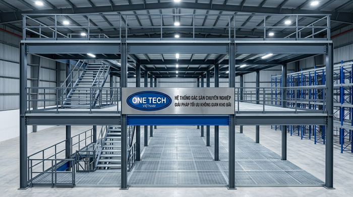 Hình ảnh kệ sàn mezzanine thực tế mẫu 8 Hình ảnh kệ sàn mezzanine thực tế mẫu 8