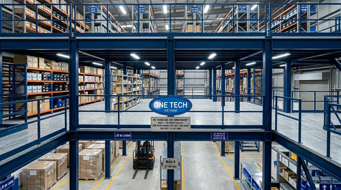 Hình ảnh kệ sàn mezzanine thực tế mẫu 9 Hình ảnh kệ sàn mezzanine thực tế mẫu 9