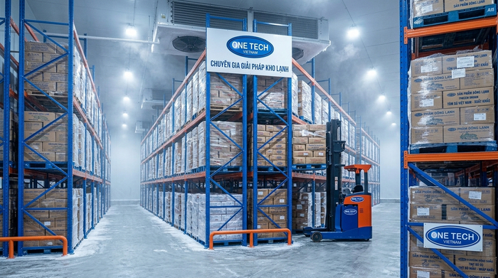 Kệ Double Deep cho kho lạnh cần tăng sức chứa pallet tại Tây Ninh