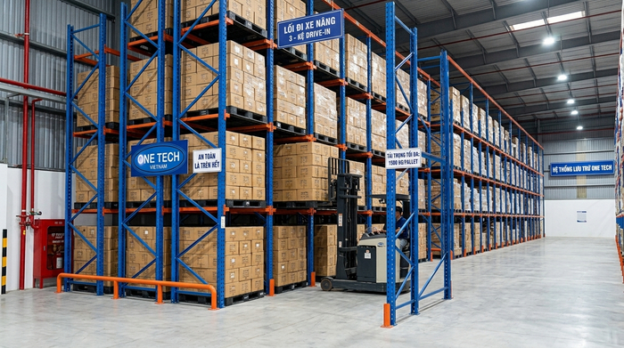 Kệ Drive In Tây Ninh tối ưu diện tích kho Kệ Drive In tải trọng cao cho kho hàng đồng nhất