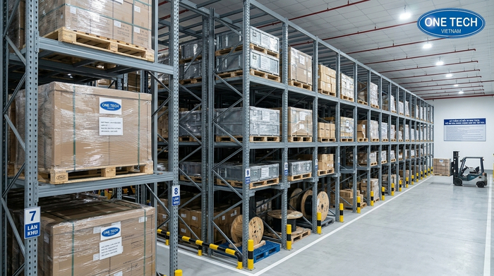 Kệ drive in tối ưu diện tích lưu trữ pallet
