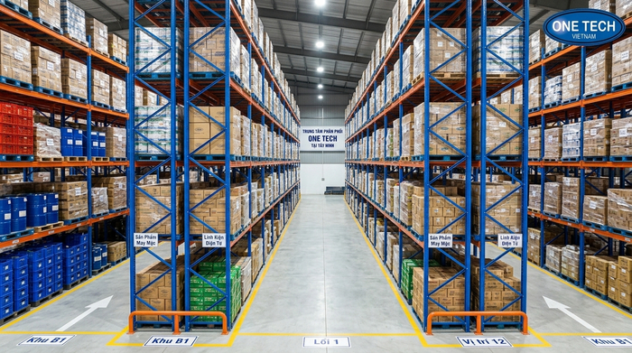 Kệ pallet chọn lọc Selective Tây Ninh Kệ pallet Selective cho kho nhiều mã hàng tại Tây Ninh