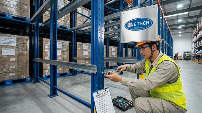 Kiểm tra bảo trì hệ thống kệ drive in sau lắp đặt