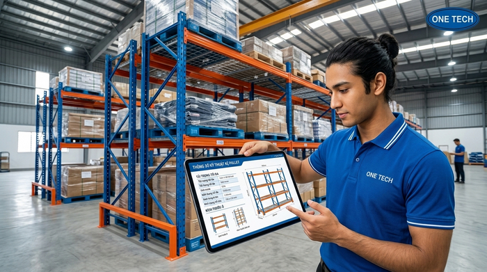 Tiêu chí kỹ thuật kệ pallet Tây Ninh Kiểm tra thông số kỹ thuật kệ pallet trước khi lắp đặt