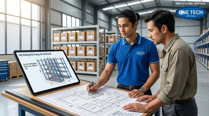 Tư vấn thiết kế và lắp đặt kệ trung tải Tây Ninh trực thuộc OneTech