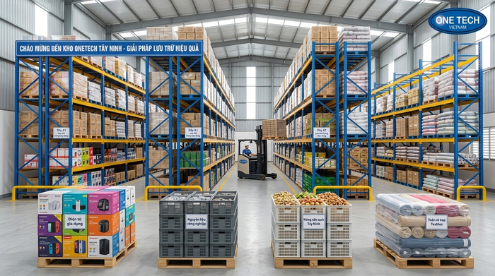 Ứng dụng kệ pallet tại Trảng Bàng Gò Dầu Mộc Bài Ứng dụng kệ pallet trong kho hàng Tây Ninh