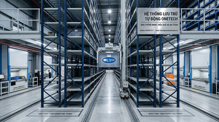 Ray dẫn hướng và vùng vận hành an toàn của Stacker Crane tại Tây Ninh