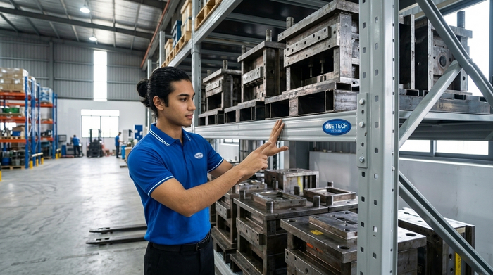 Bàn giao kệ để khuôn công nghiệp tại Tây Ninh sau lắp đặt