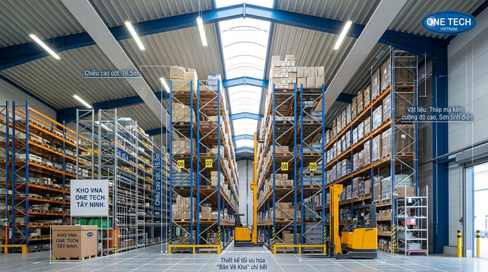 Báo giá Kệ Narrow Aisle Tây Ninh theo tải trọng và bản vẽ kho