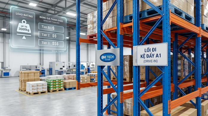 Báo giá tham khảo hệ thống kệ kho hàng Bảng báo giá kệ sắt công nghiệp tải nặng tại nhà máy