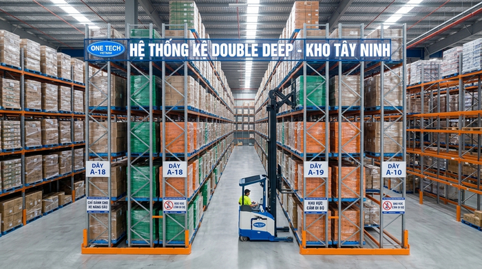 Bố trí kệ Double Deep trong kho công nghiệp Bố trí kệ Double Deep trong kho công nghiệp Tây Ninh
