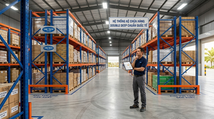 Kinh nghiệm chọn mua kệ Double Deep Tây Ninh Chọn mua kệ Double Deep Tây Ninh đúng tải trọng và đúng nhu cầu kho
