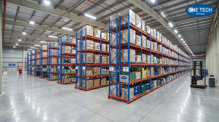 Dự án tiêu biểu tại khu công nghiệp Phước Đông Tây Ninh Dự án lắp đặt kệ Selective hoàn thiện tại KCN Phước Đông