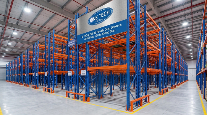 Cấu trúc kệ Double Deep Tây Ninh Cấu trúc kệ Double Deep Tây Ninh cho kho pallet tải trọng nặng