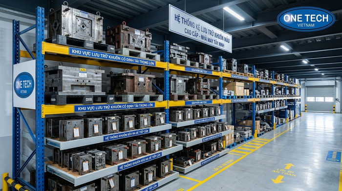 Kệ kho chứa khuôn cho logistics tại Tây Ninh tối ưu mật độ lưu trữ