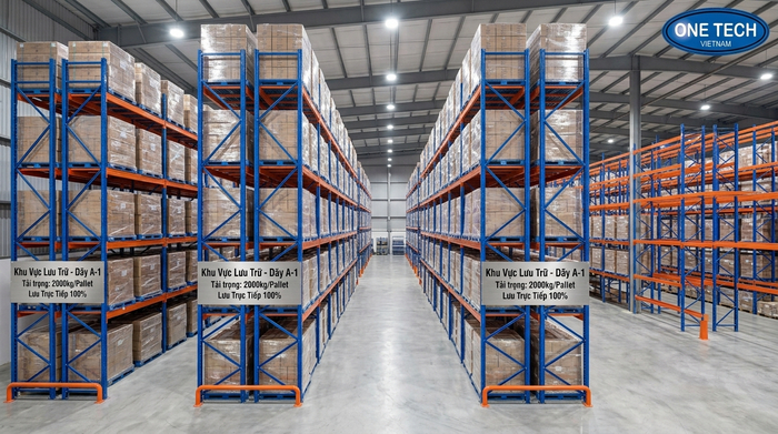 Hệ thống kệ Selective Tây Ninh tối ưu không gian Tổng quan hệ thống kệ Selective trong kho hàng hiện đại