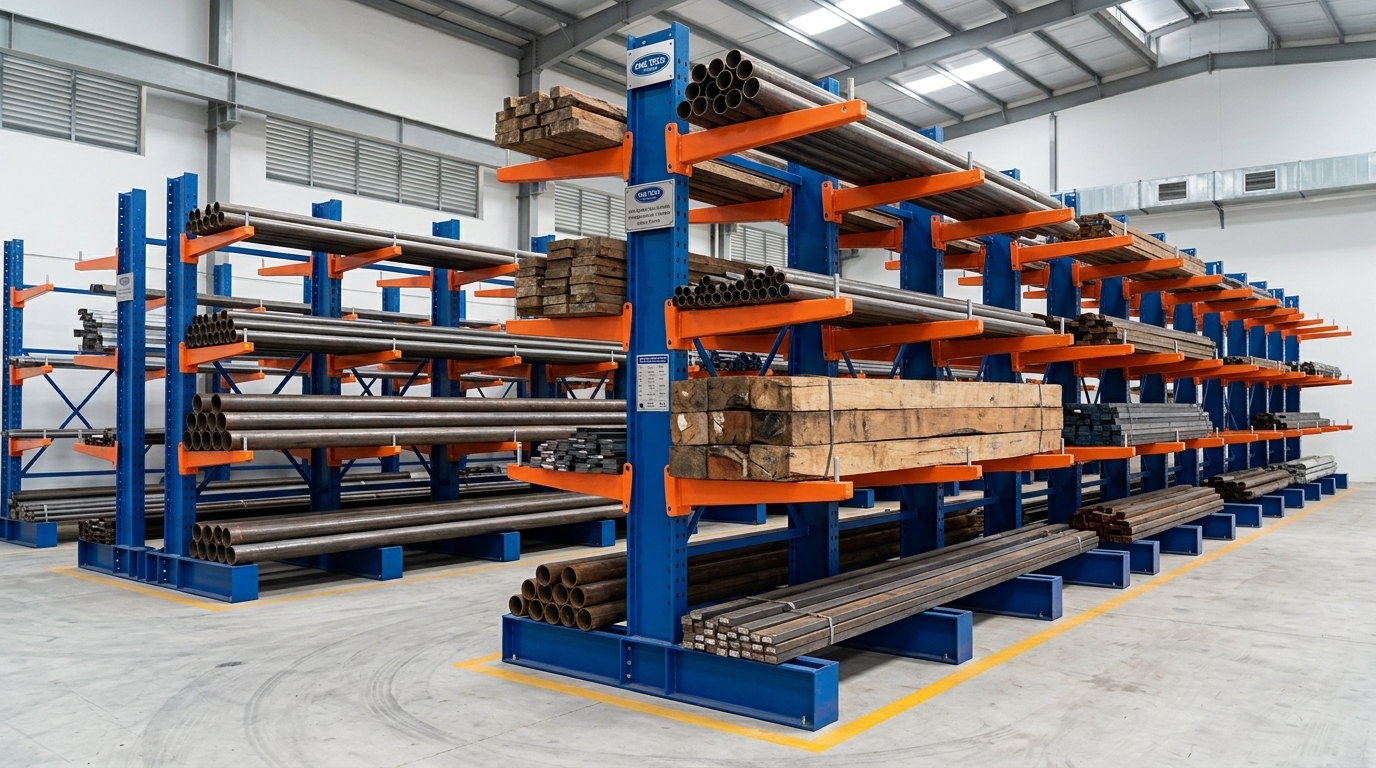 Cấu tạo kệ tay đỡ Cantilever cho kho tại Tây Ninh