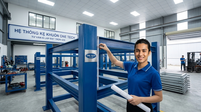 Khảo sát lắp đặt Kệ Khuôn Tây Ninh tại nhà xưởng