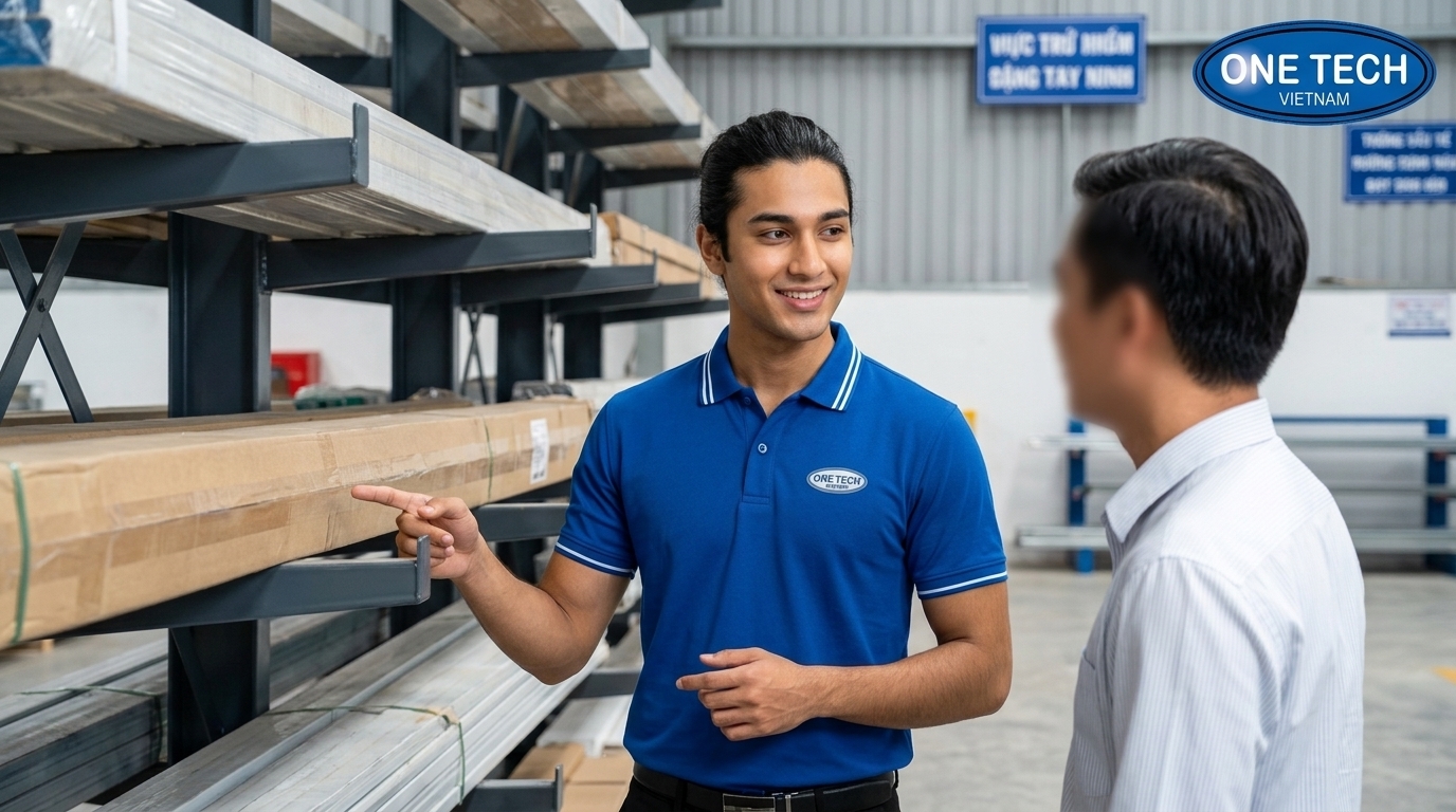 Liên hệ tư vấn kệ tay đỡ Tây Ninh trực thuộc OneTech group