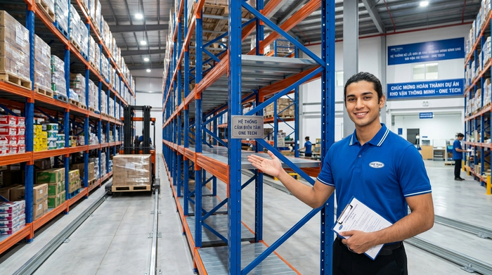 Nghiệm thu và bàn giao hệ thống kệ Narrow Aisle sau lắp đặt