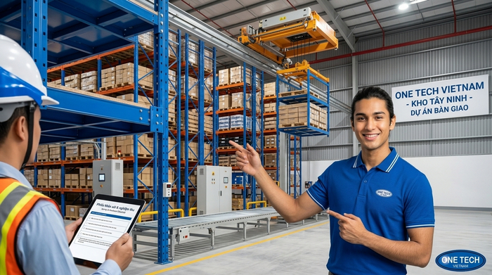 Quy trình lắp đặt Stacker-Crane tại Tây Ninh từ khảo sát đến bàn giao