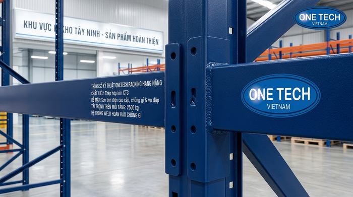 Sơn tĩnh điện và bảo vệ chống rỉ cho kệ tải trọng nặng tại Tây Ninh