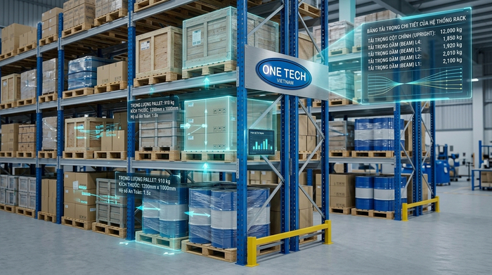 Tính tải trọng pallet khi thiết kế kệ kho trung chuyển Tính tải trọng pallet khi thiết kế kệ kho trung chuyển