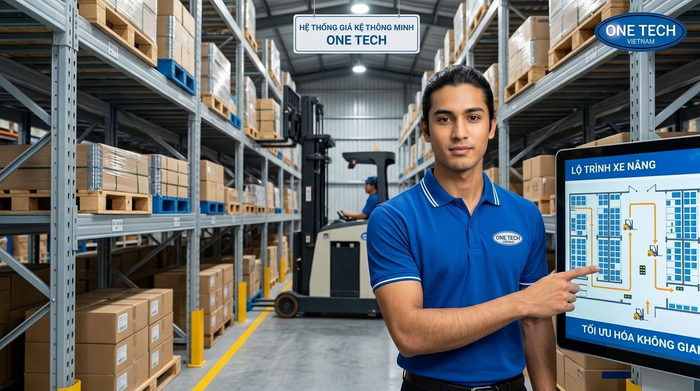 Đào tạo vận hành xe nâng trong hệ thống kệ kho thông minh