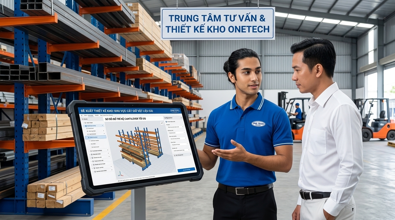 Tư vấn thiết kế kệ tay đỡ Tây Ninh theo mặt bằng kho
