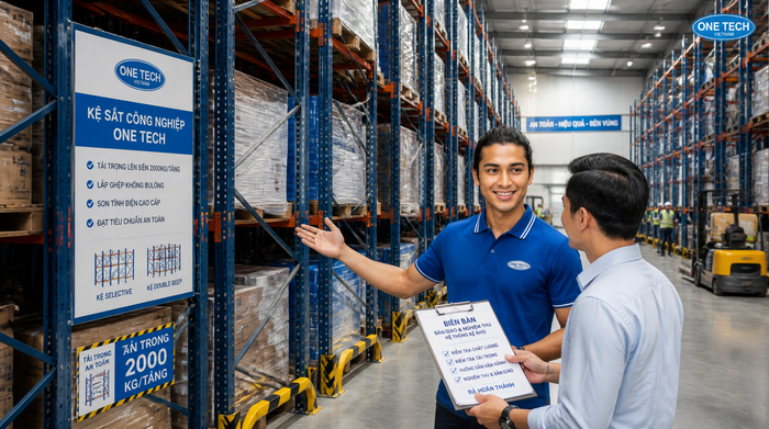 Bàn giao hệ thống kệ kho logistics Tây Ninh sau lắp đặt Bàn giao hệ thống kệ kho logistics Tây Ninh sau lắp đặt