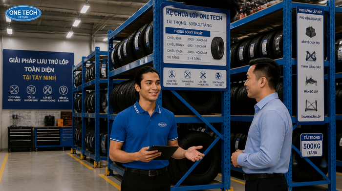 Giải pháp lưu trữ lốp xe tối ưu cho doanh nghiệp Tây Ninh