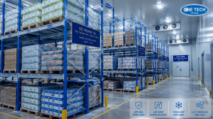 Kệ kho lạnh công nghiệp Tây Ninh Kệ kho lạnh công nghiệp lưu trữ thực phẩm tại Tây Ninh