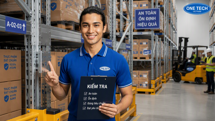 Kiểm tra an toàn kệ kho thực phẩm Tây Ninh Kiểm tra an toàn hệ thống kệ kho thực phẩm Tây Ninh trong quá trình vận hành