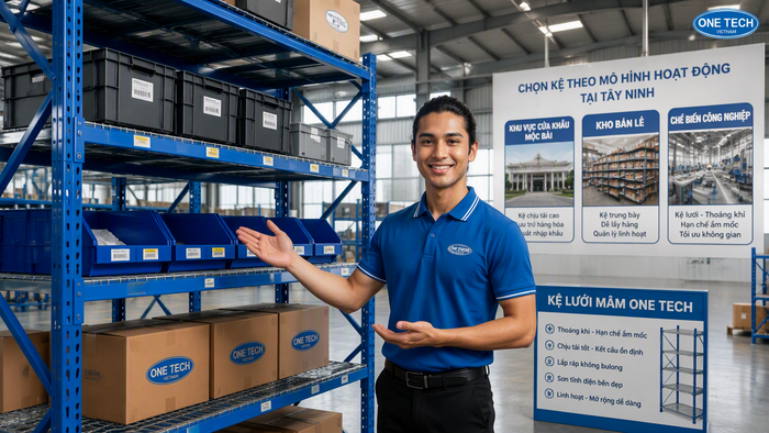 Sơ đồ bố trí kệ kho hàng Tây Ninh theo từng mô hình vận hành