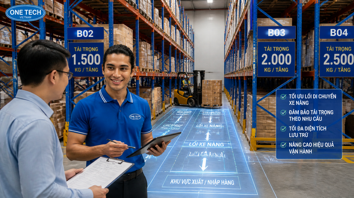 Tiêu chí chọn kệ kho logistics Tây Ninh theo tải trọng và xe nâng Tiêu chí chọn kệ kho logistics Tây Ninh theo tải trọng và xe nâng