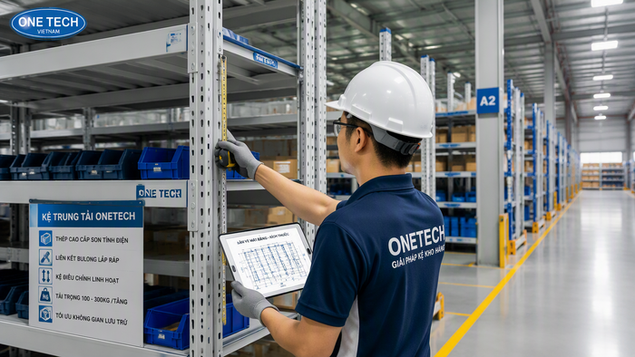 Đo đạc kho để báo giá kệ trung tải chính xác Đo đạc kho trước khi báo giá kệ trung tải tại Tây Ninh
