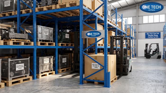 Kệ Drive-In chịu tải 2 tấn cho kho pallet Tây Ninh