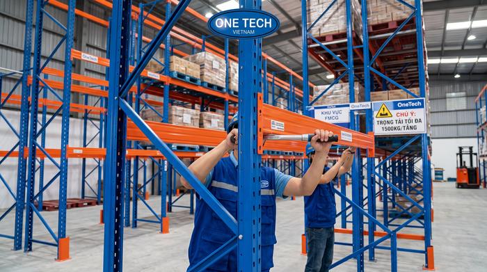 Lắp đặt và bàn giao kệ kho FMCG tại Tây Ninh