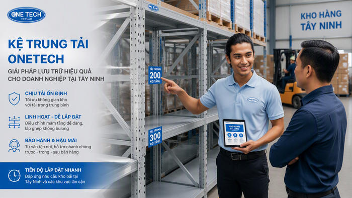 Tư vấn kệ trung tải giá rẻ Tây Ninh OneTech Tư vấn kệ trung tải giá rẻ Tây Ninh trực thuộc OneTech